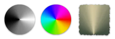 Some other things you can do with conical gradients